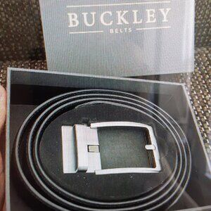 BUCKLEY Belt - mens' - brown leather - cut to size